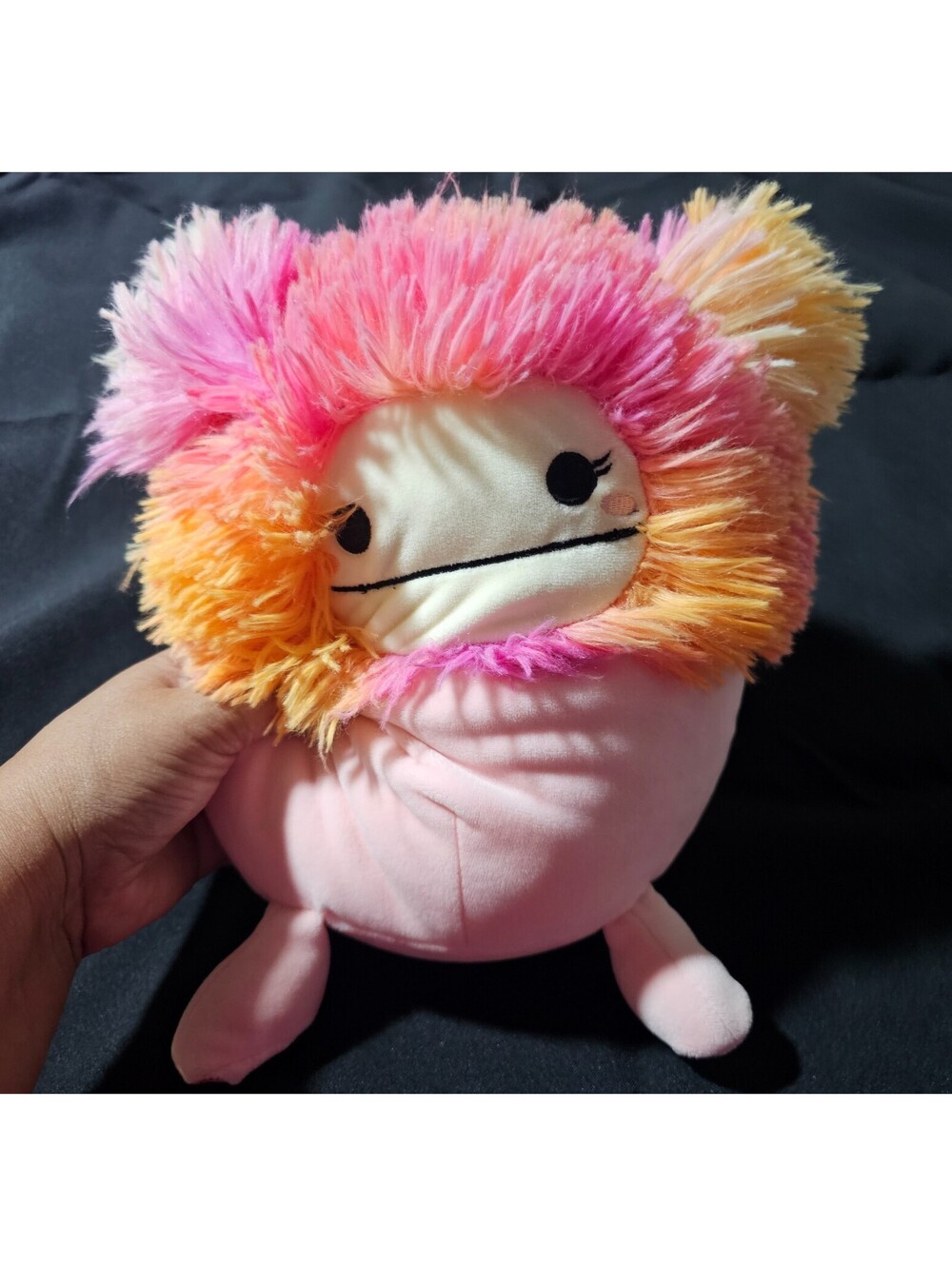 2023 Squishmallows Caparinne The Rainbow Pink Bigfoot Sasquatch Yeti 8" So Soft - Picture 10 of 10